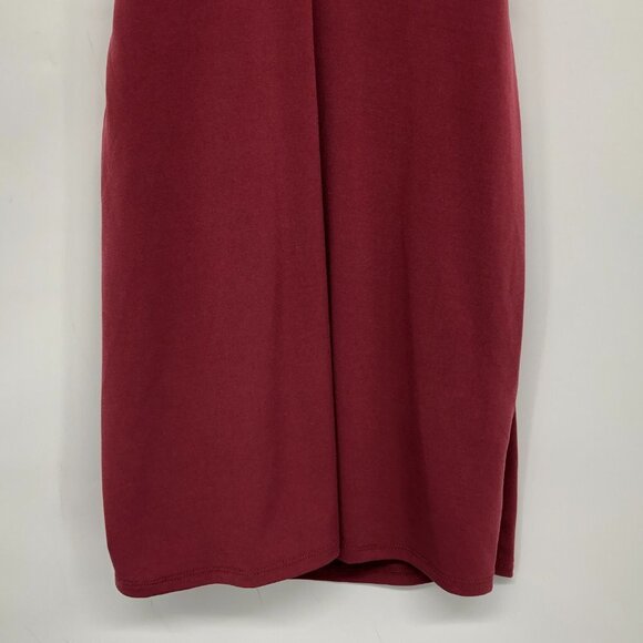 BCBGeneration Dark Rose Surpliced V-Neck Side Tie Mini Dress size S - Picture 13 of 16